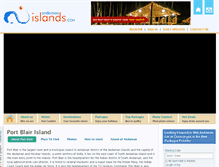 Tablet Screenshot of andamanislands.com